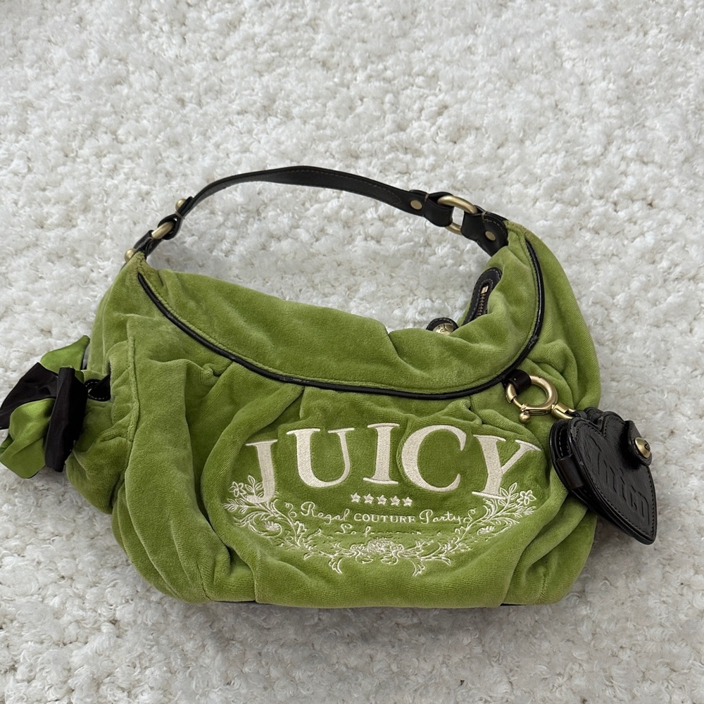 Juicy Couture Lime Green Shoulder Bag